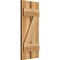 Ekena Millwork Spaced Board-n-Batten Shutters w/Z-Bar, Rough Sawn Western Red Cedar, 11 1/4W x 26H, PR RBS06Z11X026RWR - alternate 5